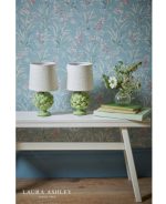 Laura Ashley Artichoke Twin Pack Table Lamp Green With Shade - Image 5