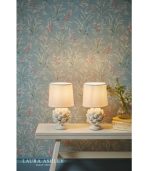 Laura Ashley Artichoke Twin Pack Table Lamp White With Shade - Image 4
