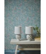 Laura Ashley Artichoke Twin Pack Table Lamp White With Shade - Image 5