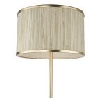 Fenella 3lt Floor Lamp Gold Leaf & Seagrass - Image 2