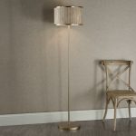Fenella 3lt Floor Lamp Gold Leaf & Seagrass - Image 6