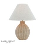Laura Ashley Fernhill Table Lamp Matt Cream With Shade