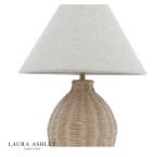Laura Ashley Fernhill Table Lamp Matt Cream With Shade - Image 2