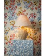 Laura Ashley Fernhill Table Lamp Matt Cream With Shade - Image 4