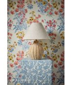 Laura Ashley Fernhill Table Lamp Matt Cream With Shade - Image 5