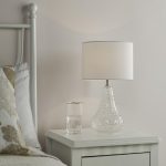 Kristina Table Lamp Textured Glass With Shade - Image 5