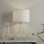 Kristina Table Lamp Textured Glass With Shade - Image 6