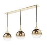 Lycia 3lt Bar Pendant Satin Gold & Gold Ombre Glass - Image 4