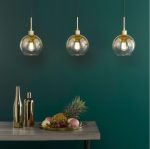 Lycia 3lt Bar Pendant Satin Gold & Gold Ombre Glass - Image 6