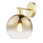 Lycia Wall Light Satin Gold & Gold Ombre Glass - Image 4