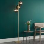 Lycia 3lt Floor Lamp Satin Gold & Gold Ombre Glass - Image 6