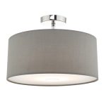 Ronda Grey Faux Silk Easy Fit Shade 40cm - Image 2