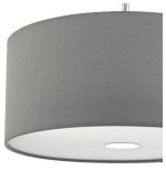 Ronda Grey Faux Silk Easy Fit Shade 40cm - Image 4