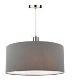 Ronda Grey Faux Silk Easy Fit Shade 40cm - Image 5