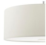 Ronda White Faux Silk Easy Fit Shade 60cm - Image 2