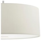 Ronda White Faux Silk Easy Fit Shade 60cm - Image 3