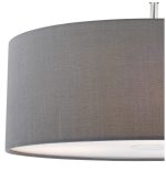 Ronda Grey Faux Silk Easy Fit Shade 60cm - Image 3
