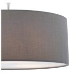 Ronda Grey Faux Silk Easy Fit Shade 60cm - Image 4