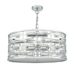 Seville 6lt Pendant Crystal Polished Chrome