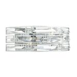 Seville 2lt Wall Light Crystal Polished Chrome