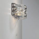 Seville 2lt Wall Light Crystal Polished Chrome - Image 6