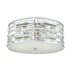 Seville 3lt Flush Polished Chrome Crystal With Diffuser