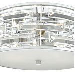 Seville 3lt Flush Polished Chrome Crystal With Diffuser - Image 3
