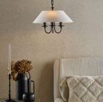 Sivan 3lt Pendant Matt Black With Shade - Image 5