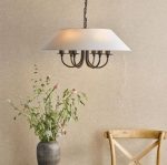 Sivan 6lt Pendant Matt Black With Shade - Image 5