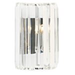 Sketch Wall Light Polished Chrome Crystal