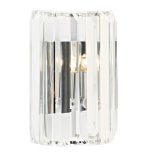 Sketch Wall Light Polished Chrome Crystal