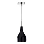 Soho 1lt Pendant Black