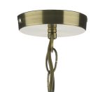 Suri 1lt Pendant Antique Brass Faceted Glass - Image 4
