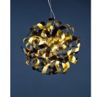 Swash 9lt Pendant Gold & Black - Image 2