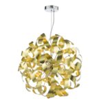 Swash 9lt Pendant Gold