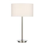 Tuscan Table Lamp Satin Chrome (Base Only)