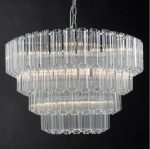 Tuvalu 4 Tier 9lt Chandelier Crystal & Polished Chrome - Image 4