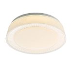 Udell Flush White Acrylic LED