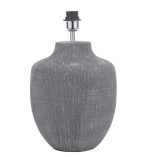Udine Table Lamp Textured Grey (Base Only) - Image 2
