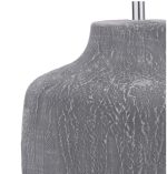Udine Table Lamp Textured Grey (Base Only) - Image 3