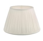 Ulyana Ivory Faux Silk Pleated Shade 35cm