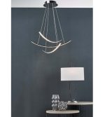 Utara Table Lamp Polished Chrome With Shade - Image 4