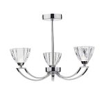 Vito 3lt Semi Flush Polished Chrome