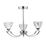 Vito 3lt Semi Flush Polished Chrome