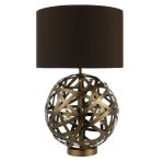 Voyage Table Lamp Antique Copper With Shade