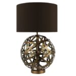 Voyage Table Lamp Antique Copper With Shade