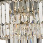 Vyana 4lt Pendant Antique Brass Crystal - Image 4