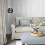 Laura Ashley Pearlescent Stripe White Lille Wallpaper - Image 5