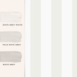 Laura Ashley Pearlescent Stripe White Lille Wallpaper - Image 6