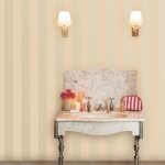 Laura Ashley Pearlescent Stripe Linen Lille Wallpaper - Image 4